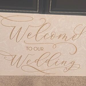 〰️🎄〰️CHRISTMAS SALE TODAY ONLY 12/23/25 BRAND NEW “Welcome to our wedding sign”